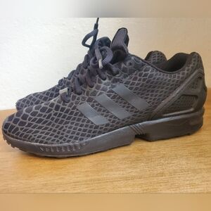 Adidas ZX Flux Techfit 'Core Black'  Mesh (AF6388). Mens 11